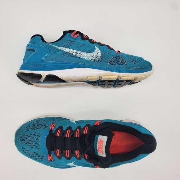 Nike Lunarglide 5 Running Women's 7 Shoes 599395 310 Blue - Picture 12 of 13